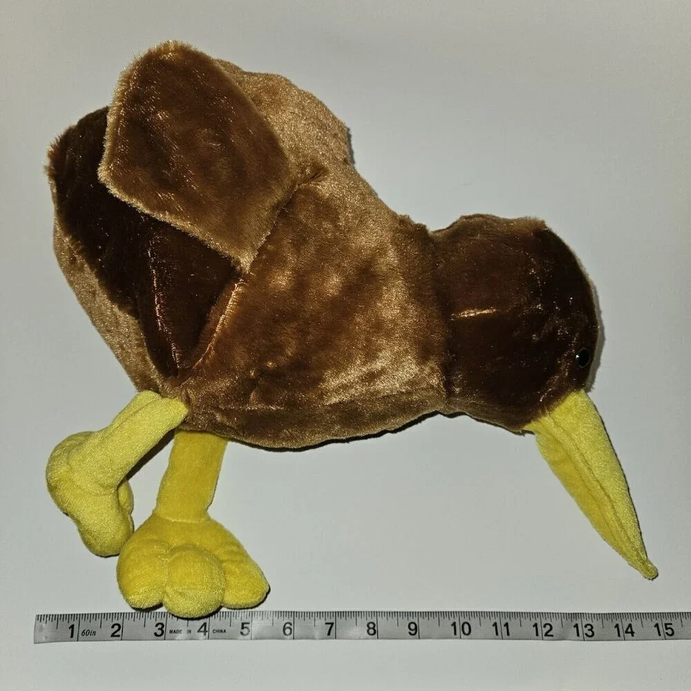 New Zealand Kiwi Bird Plush Transforms Into Pillow Stuffed Toy Brown Rokiwi 2018